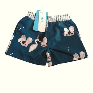 Iffei Floral Swim Shorts Size 3-6 Months Brand New.